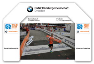 Zieleinlauf Stadtlauf Dresden
