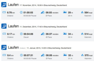 Trainingsvorbereitung