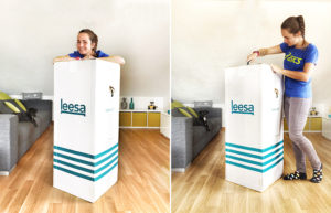 Die Leesa Matratze kommt eingerollt und komprimiert zu dir nach Hause