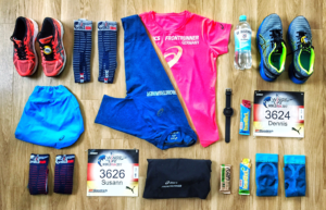 Outfit und Gerolsteiner Mineralwasser zum Wings For Life World Run in München 2017