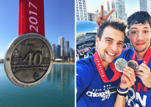 Medaille des Chicago Marathon