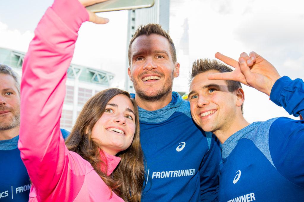 Jan Frodeno ist ASICS FrontRunner. Treffen beim Frankfurt Marathon mit ASICS FrontRunner