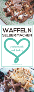 Waffeln selber machen ohne Ei. Waffeln mit Proteinpulver, vegan und lecker