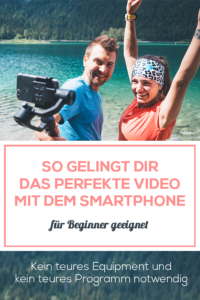 Video mit dem Smartphone, Gimbal, Dobot Rigiet, Pärchen am See, Selfie, Selfiestick