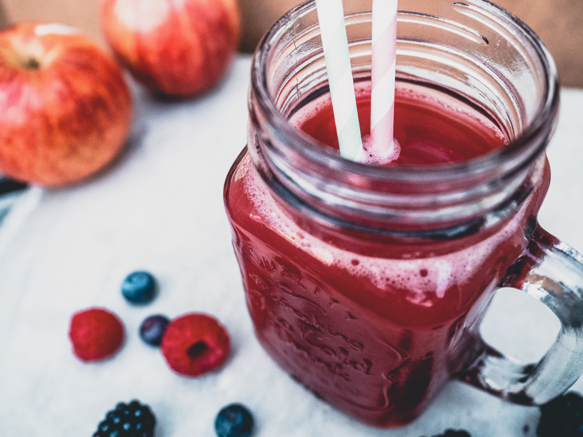 Saft selber machen, Saft trinken, gesunde Säfte, Beerensaft, Rote Beete Saft