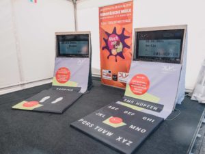 Mitmach-Stand an der Europäischen Meil am Breitscheidplatz, Thementag Stress