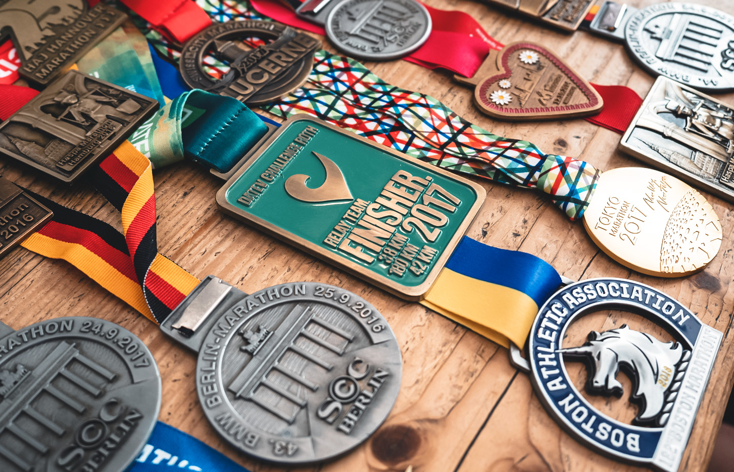 Medaillen, Marathon-Medaillen, Marathon laufen, Berlin Marathon, Boston Marathon, Tokyo Marathon