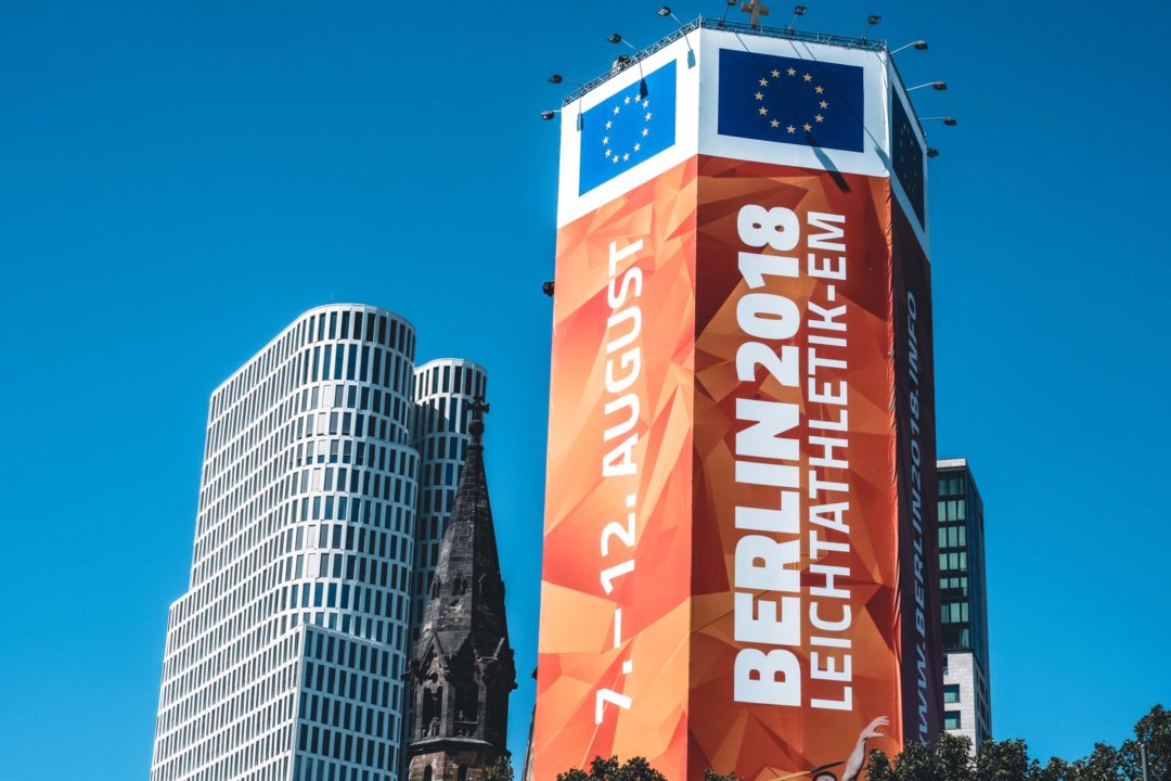 Leichtathletik EM 2018 in Berlin, Europäische Meile am Breitscheidplatz