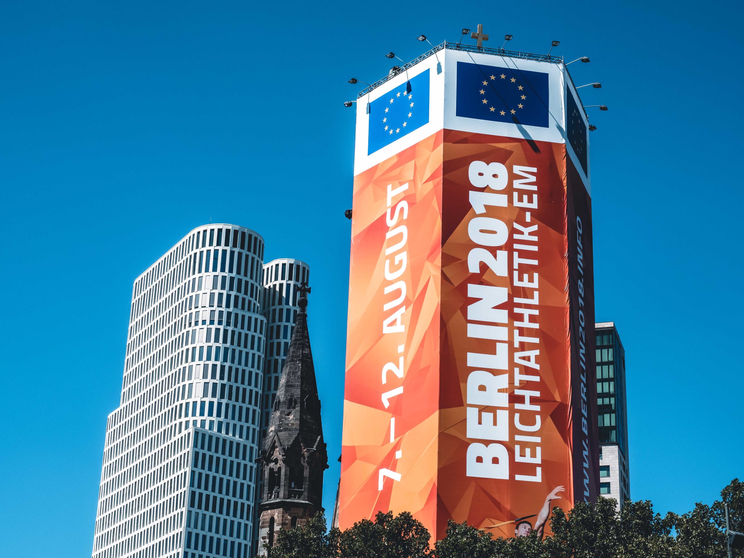 Leichtathletik EM 2018 in Berlin, Europäische Meile am Breitscheidplatz