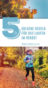 Laufen im Herbst, Joggen im Herbst, Laufen bei kühlen Temperaturen