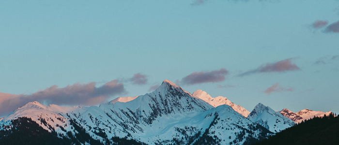 Berge, Gletscher, Ausblick Hoiz Alm, Berghütte, Schnee