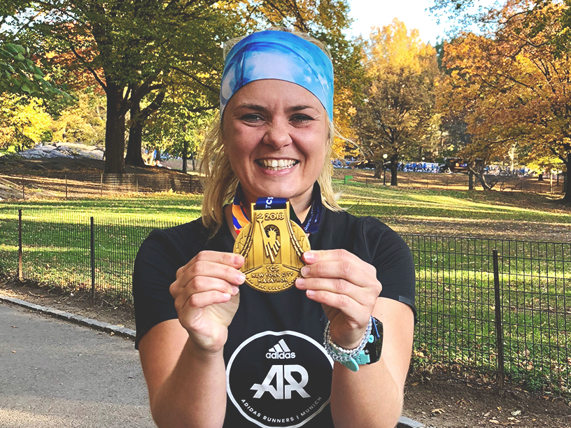 Isabell Groß von runmunichrunn, Laufblogger, runningblogger, New York City Marathon, Medaille, Isa Trice, München Blogger